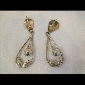 Elegant Silver Drop Earrings